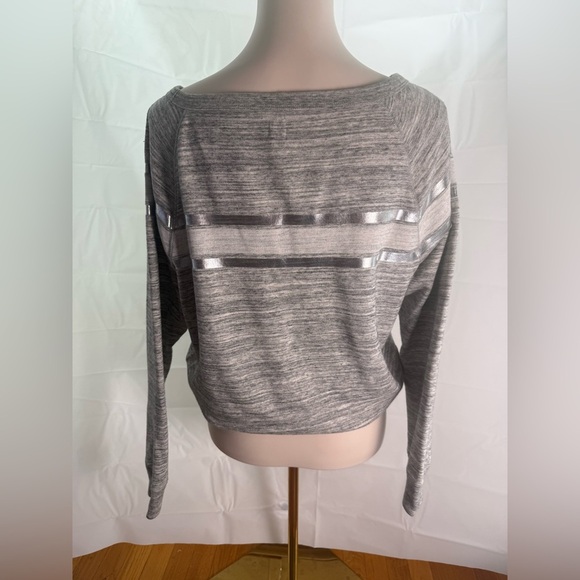 GAP Gray Sweatshirt with Silver Stripes - Picture 2 of 6